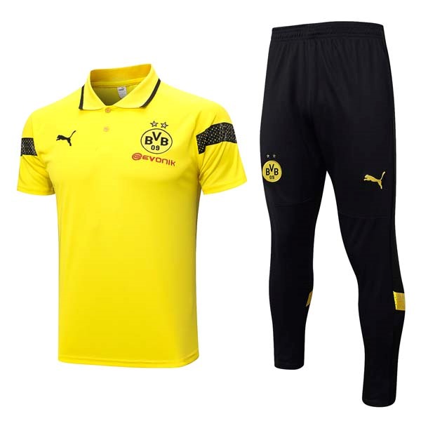 Polo Borussia Dortmund Komplett Set 2023-24 Gelb